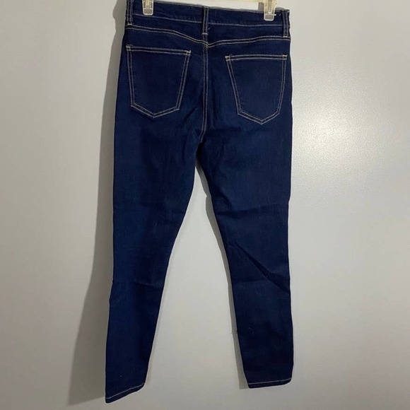 current/elliott Dark Wash Skinny Jeans Size 27 - Picture 4 of 5